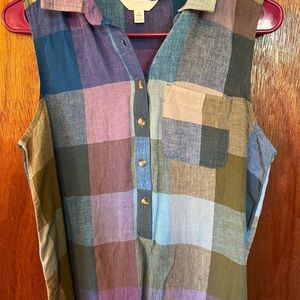 Cute Checkered Tank for Summer